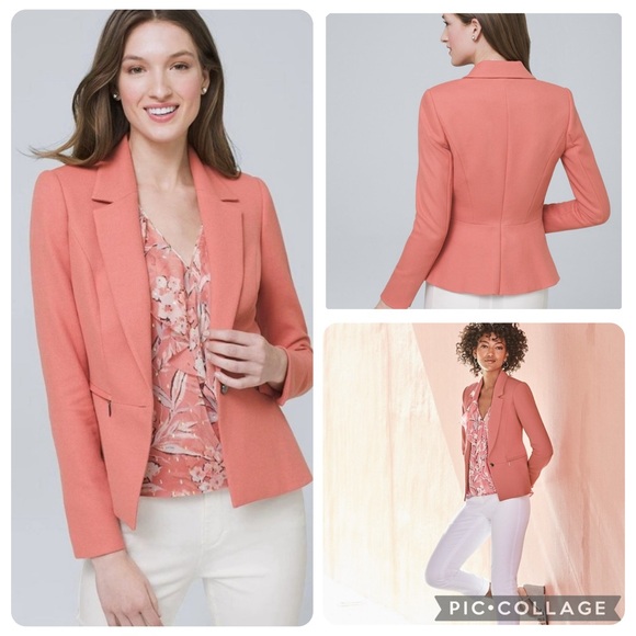 White House Black Market Luxe Suiting Single Button Front Blazer. - Picture 1 of 9